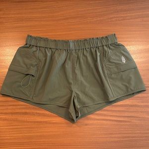 Rarely worn, free people army green shorts! Size medium